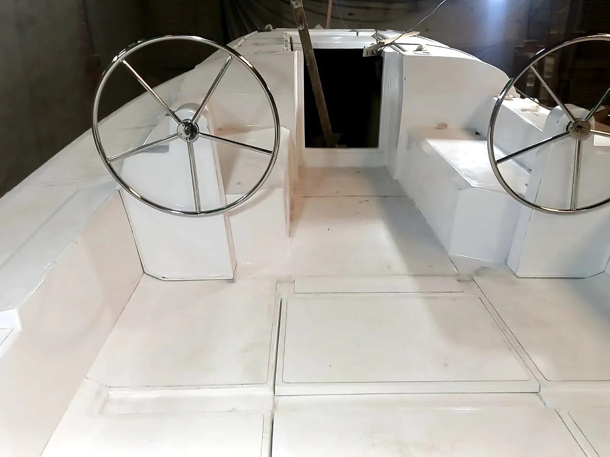 Cockpit con doble rueda